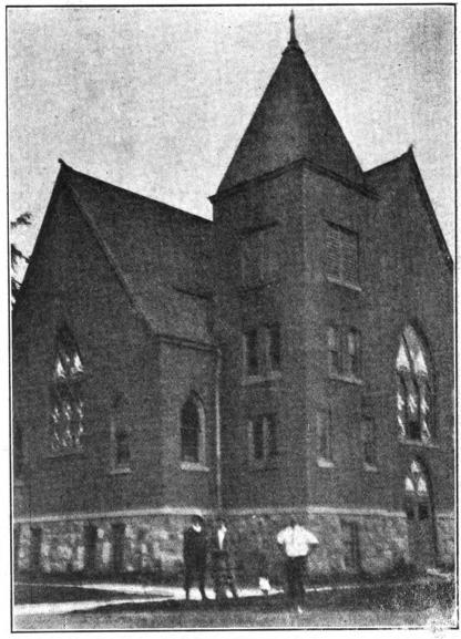 Brown Chapel in 1915. From the Michigan Manuel of Freedmen's Progess. 