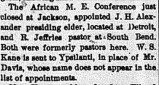 September 1, 1892. Ypsilantian.